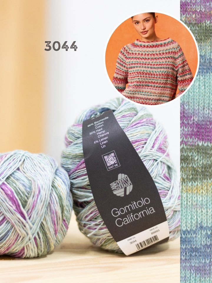 Häkelpaket Gomitolo California Raglanpullover