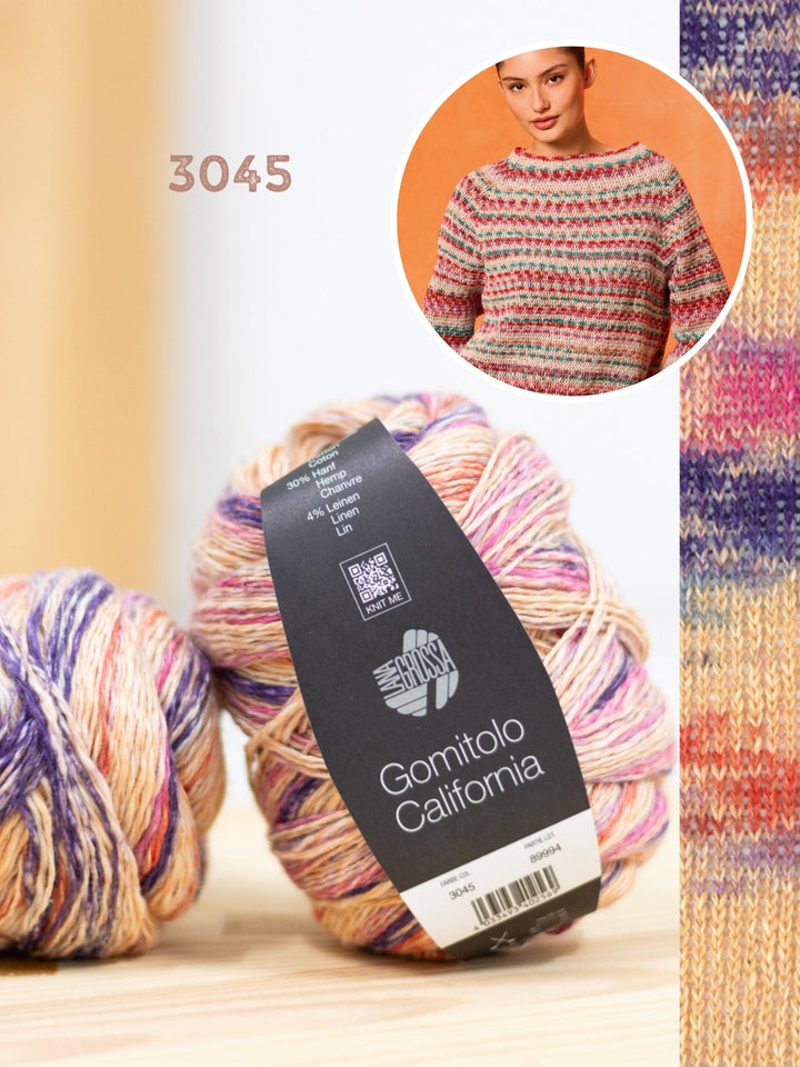 Häkelpaket Gomitolo California Raglanpullover