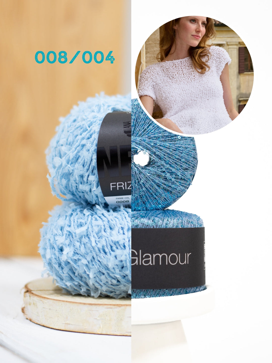 Strickpaket Frizzante Glamour Taillierter Top