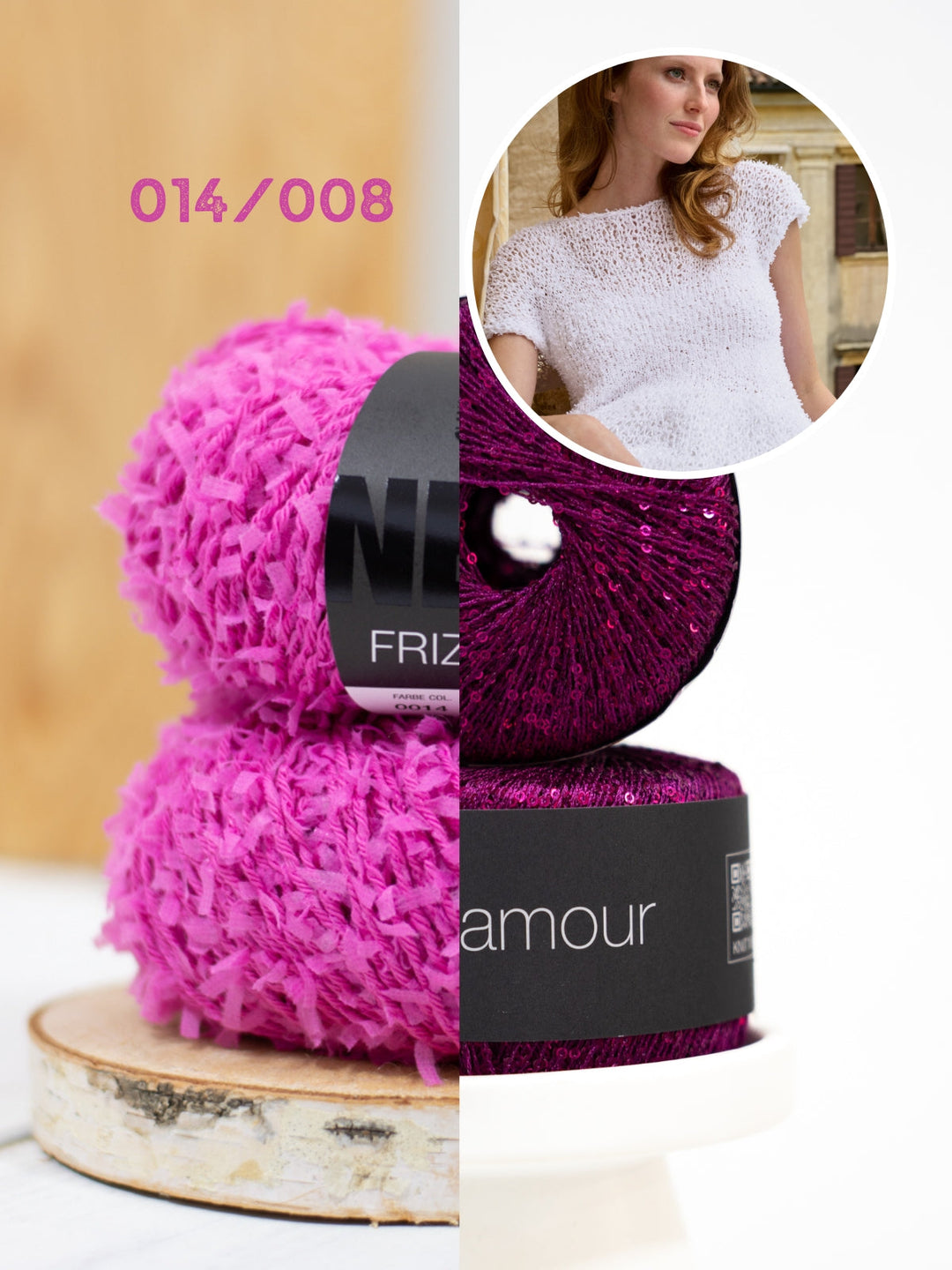 Strickpaket Frizzante Glamour Taillierter Top