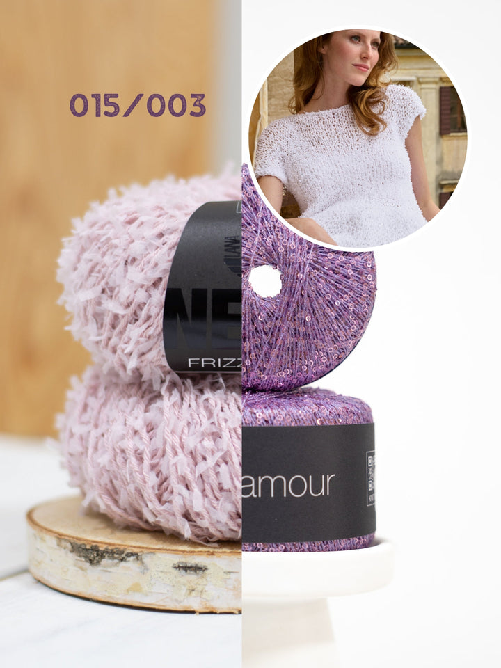 Strickpaket Frizzante Glamour Taillierter Top