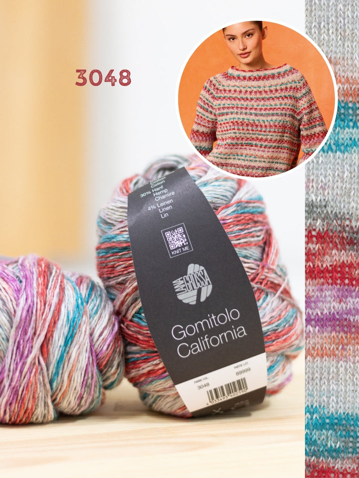 Häkelpaket Gomitolo California Raglanpullover