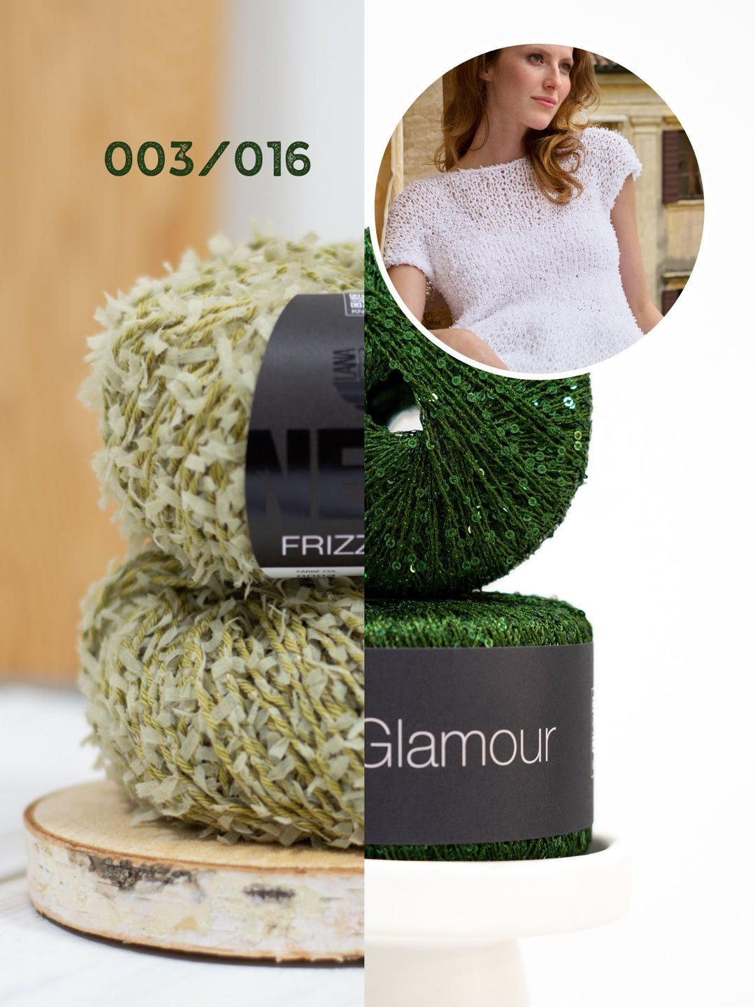 Strickpaket Frizzante Glamour Taillierter Top