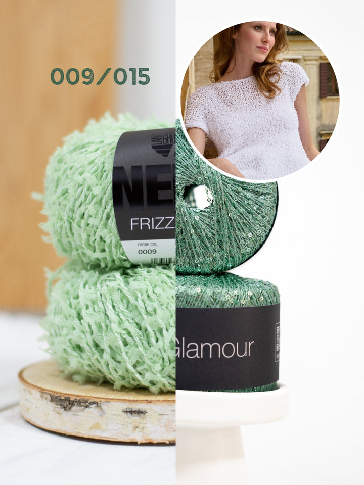 Strickpaket Frizzante Glamour Taillierter Top
