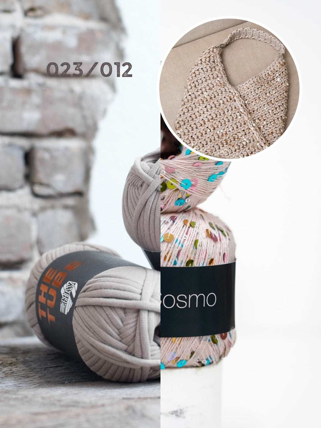 Häkelpaket The Tube Cosmo Tasche