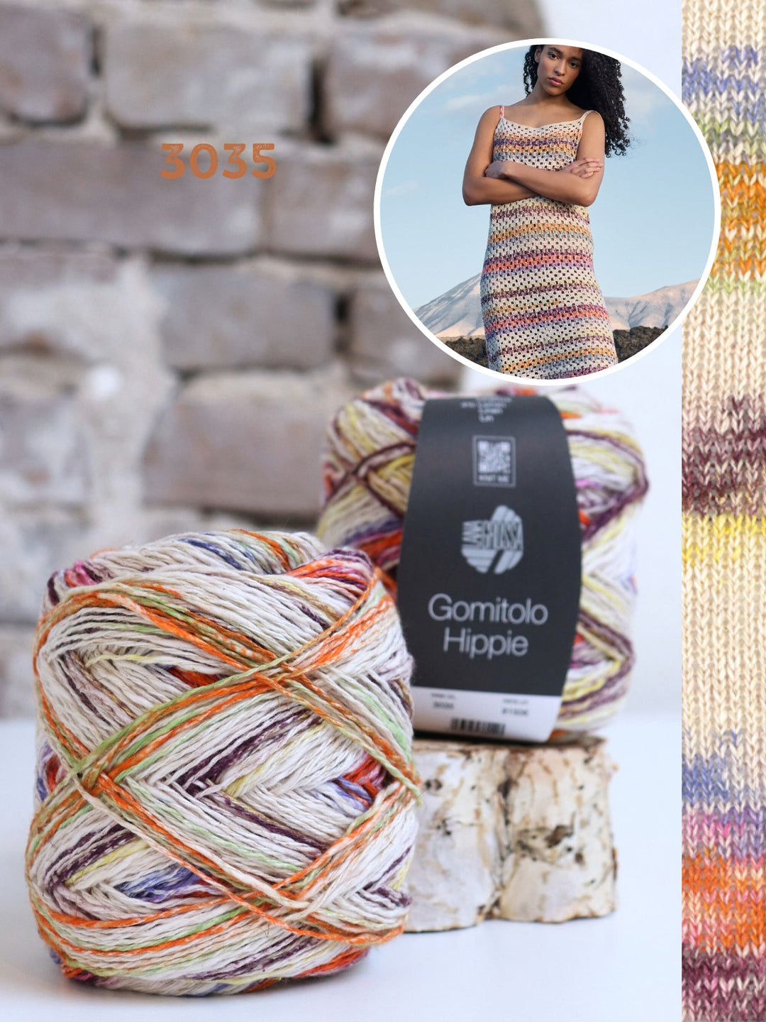 Häkelpaket Gomitolo Hippie Kleid