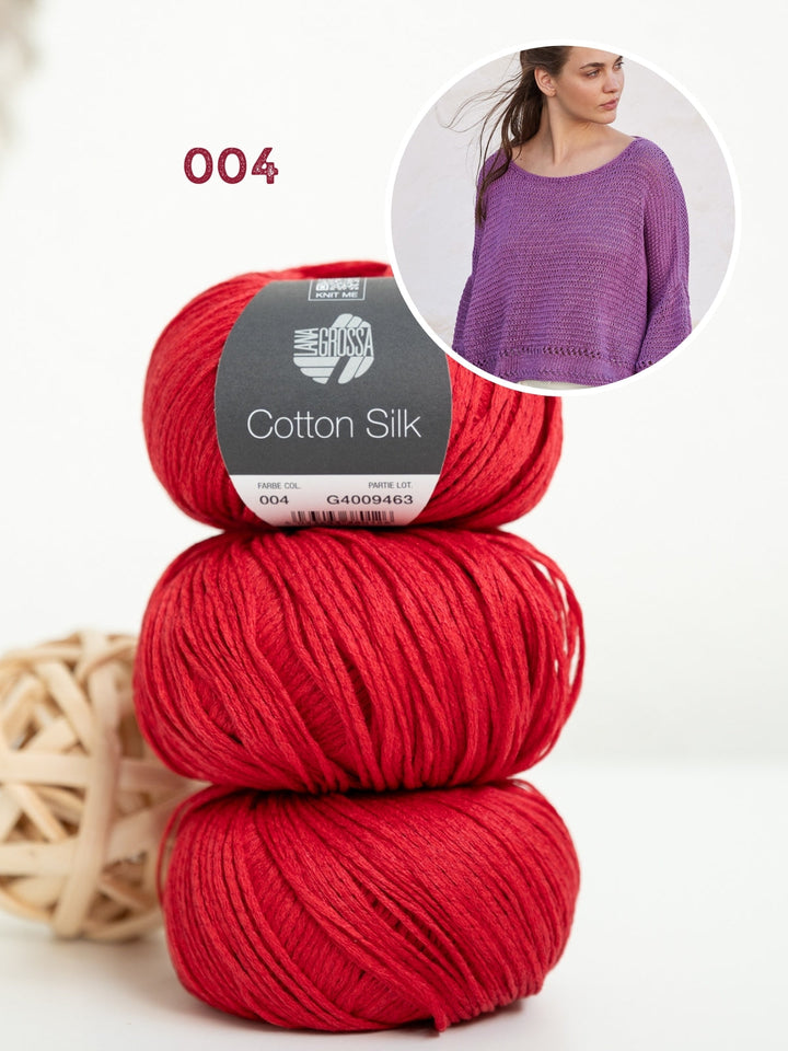 Strickpaket Cotton Silk Shirt