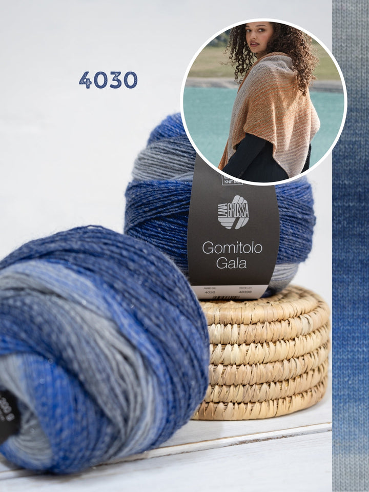 Strickpaket Gomitolo Gala Dreieckstuch