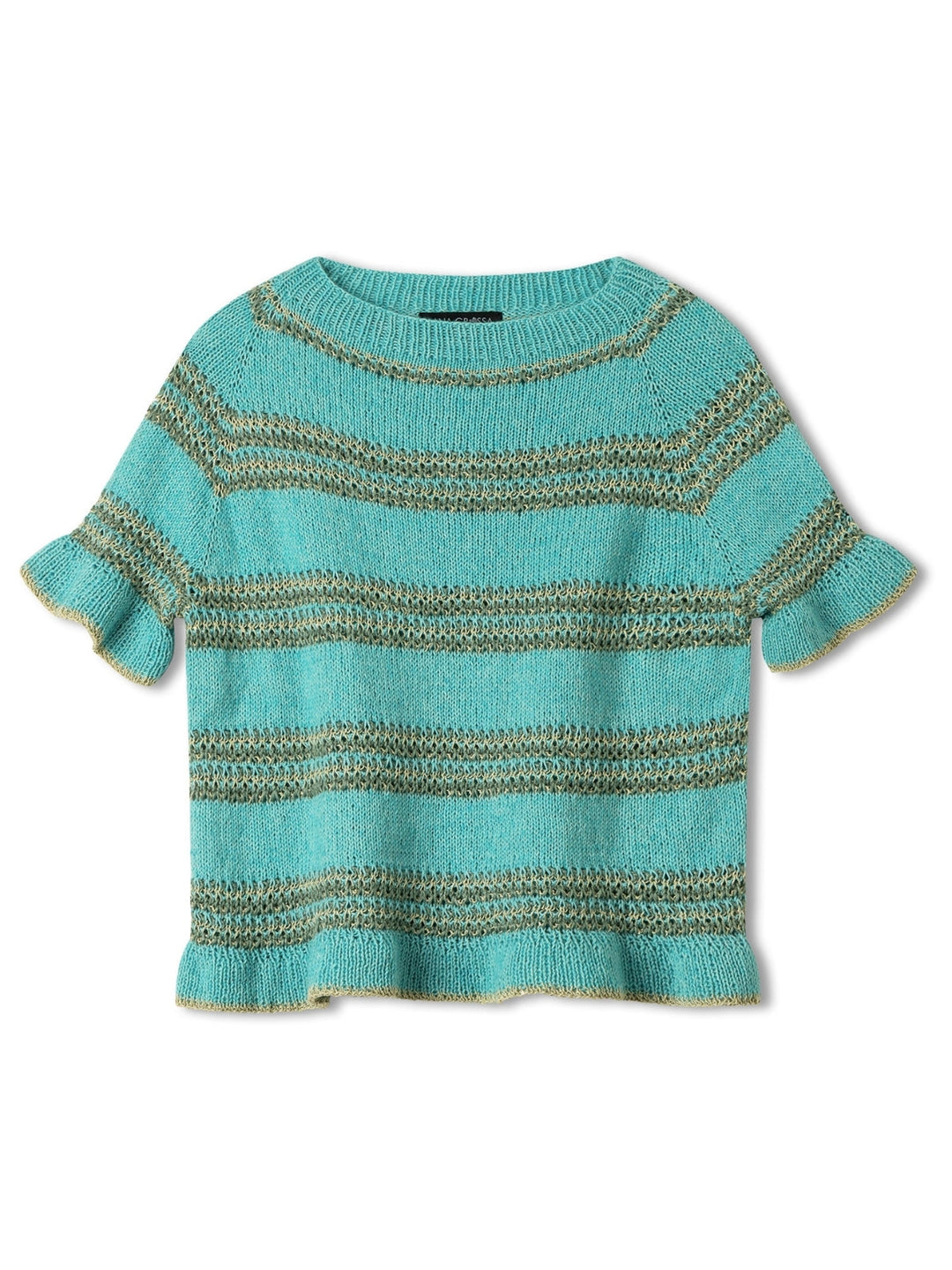 Strickpaket Tencellino Filo Paillettes Ecopuno Shirt Top Down