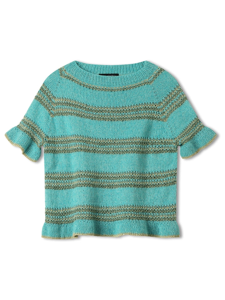 Strickpaket Tencellino Filo Paillettes Ecopuno Shirt Top Down