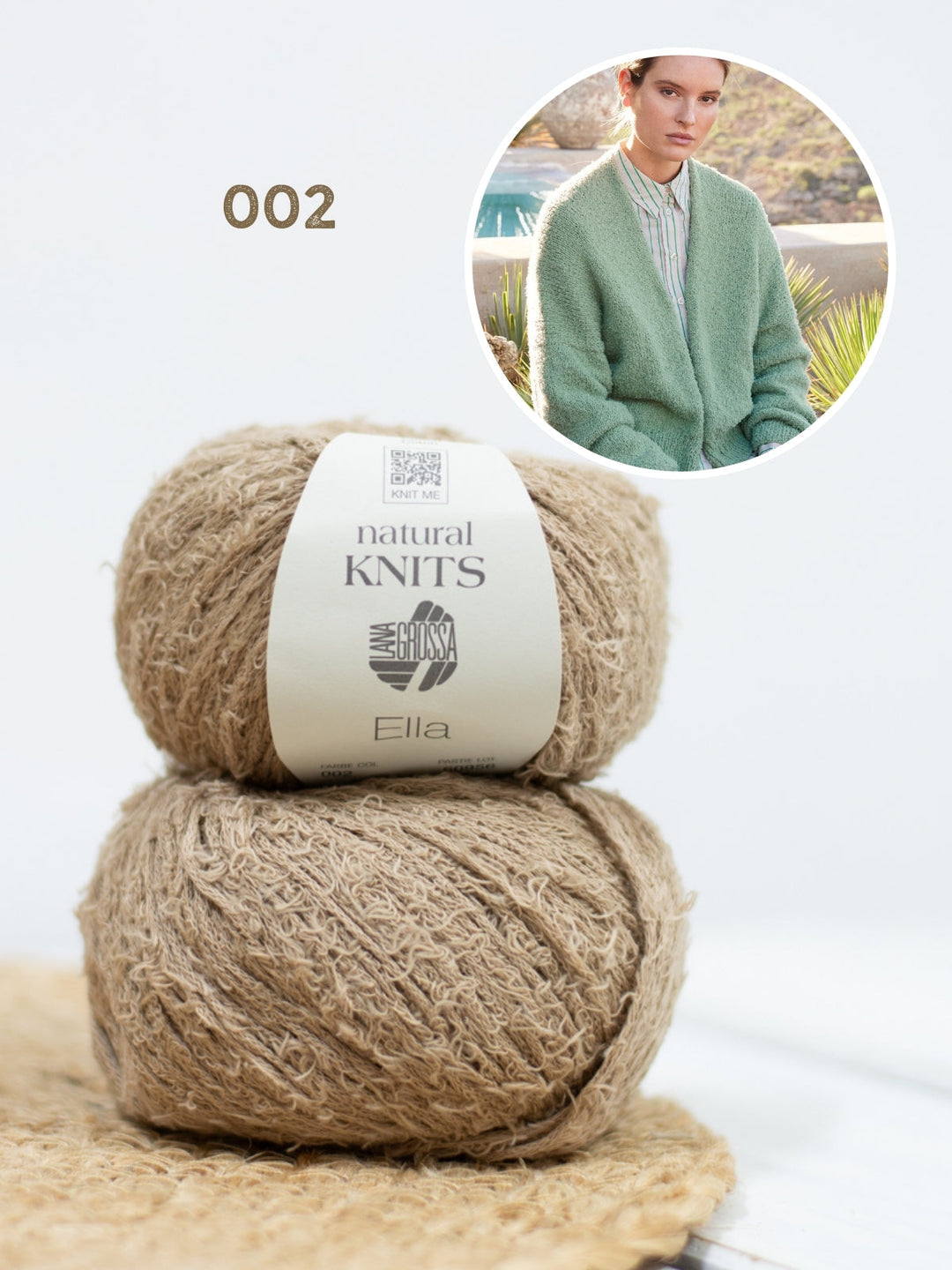 Strickpaket Ella Jacke Top Down