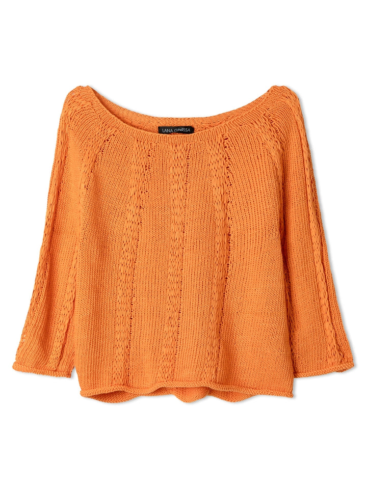 Strickpaket Tessera Pullover - Top-down