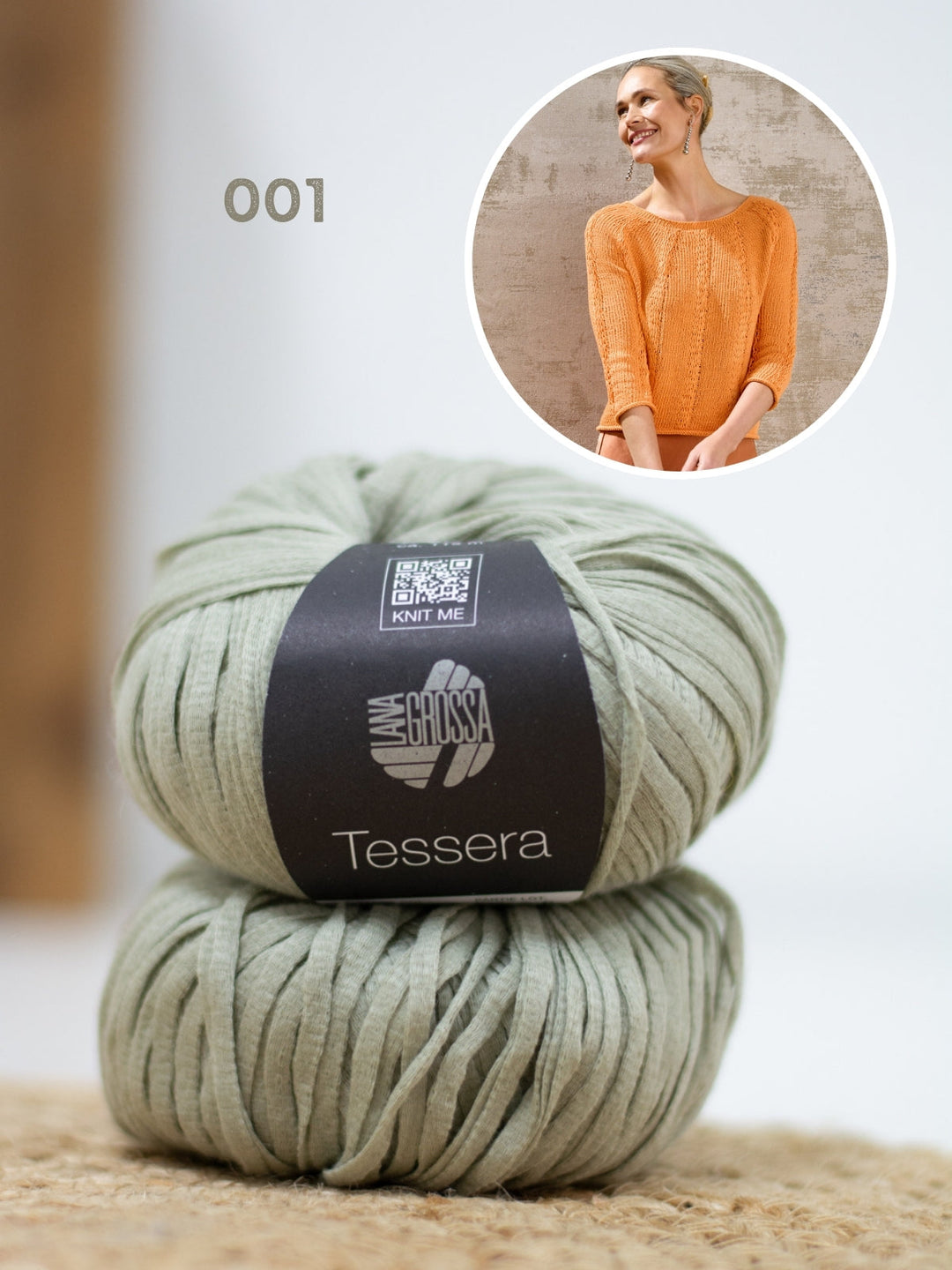 Strickpaket Tessera Pullover - Top-down