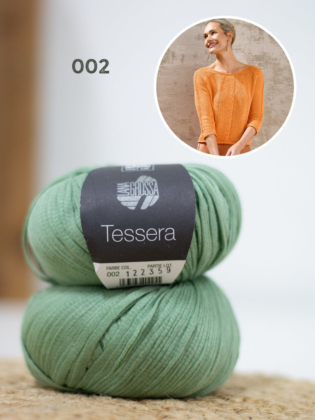 Strickpaket Tessera Pullover - Top-down