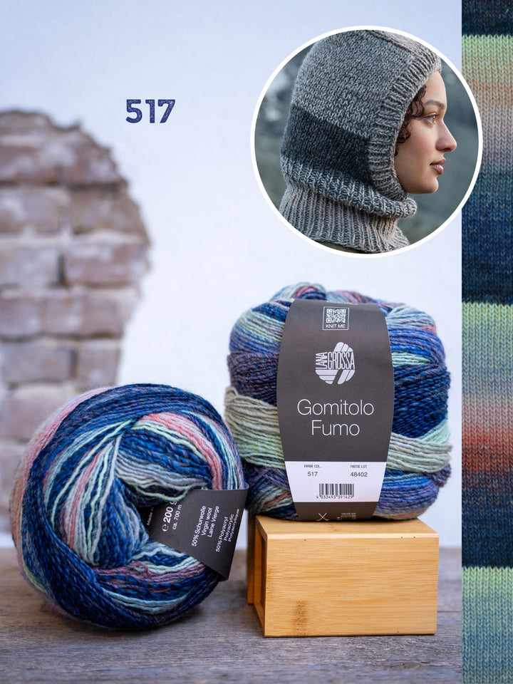 Strickpaket Gomitolo Fumo Balaclava
