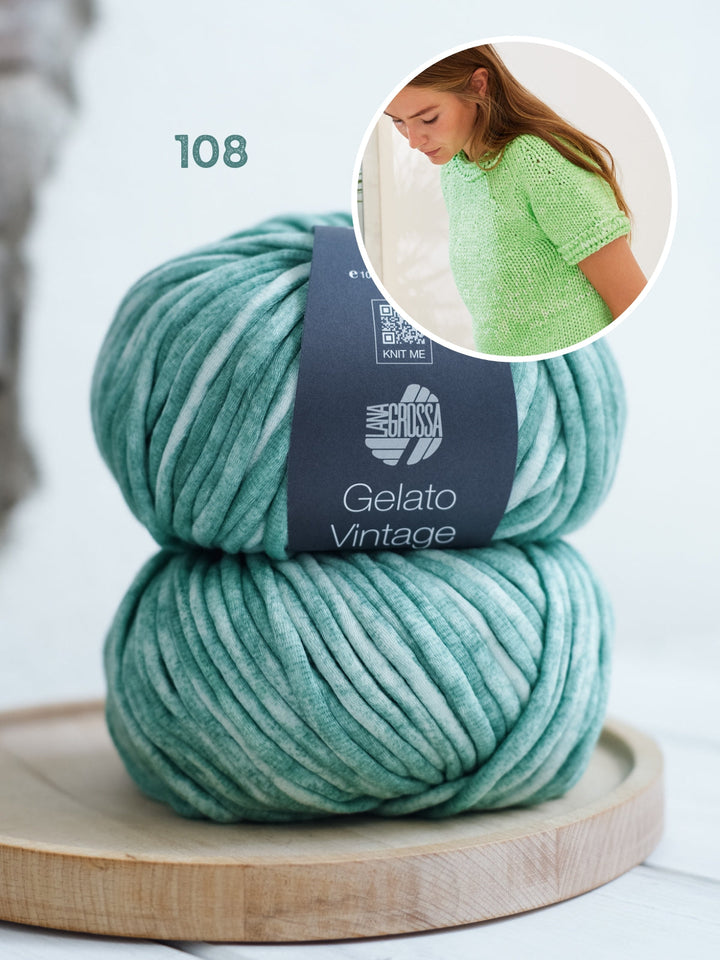 Strickpaket Gelato Vintage Kurzarmpulli