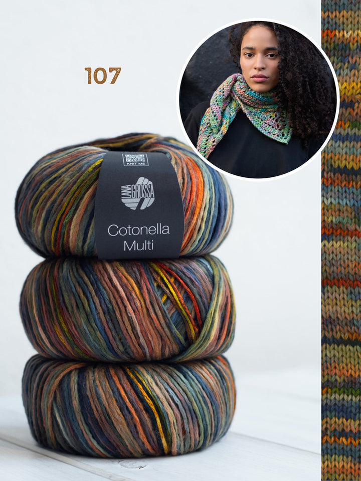 Häkelpaket Cotonella Multi Kleine Dreieckstuch
