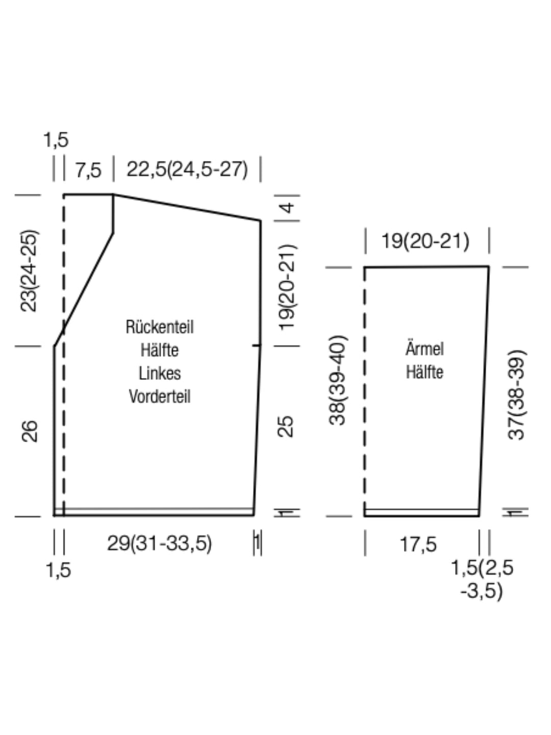 Strickpaket Finito Jacke im Ajourmuster