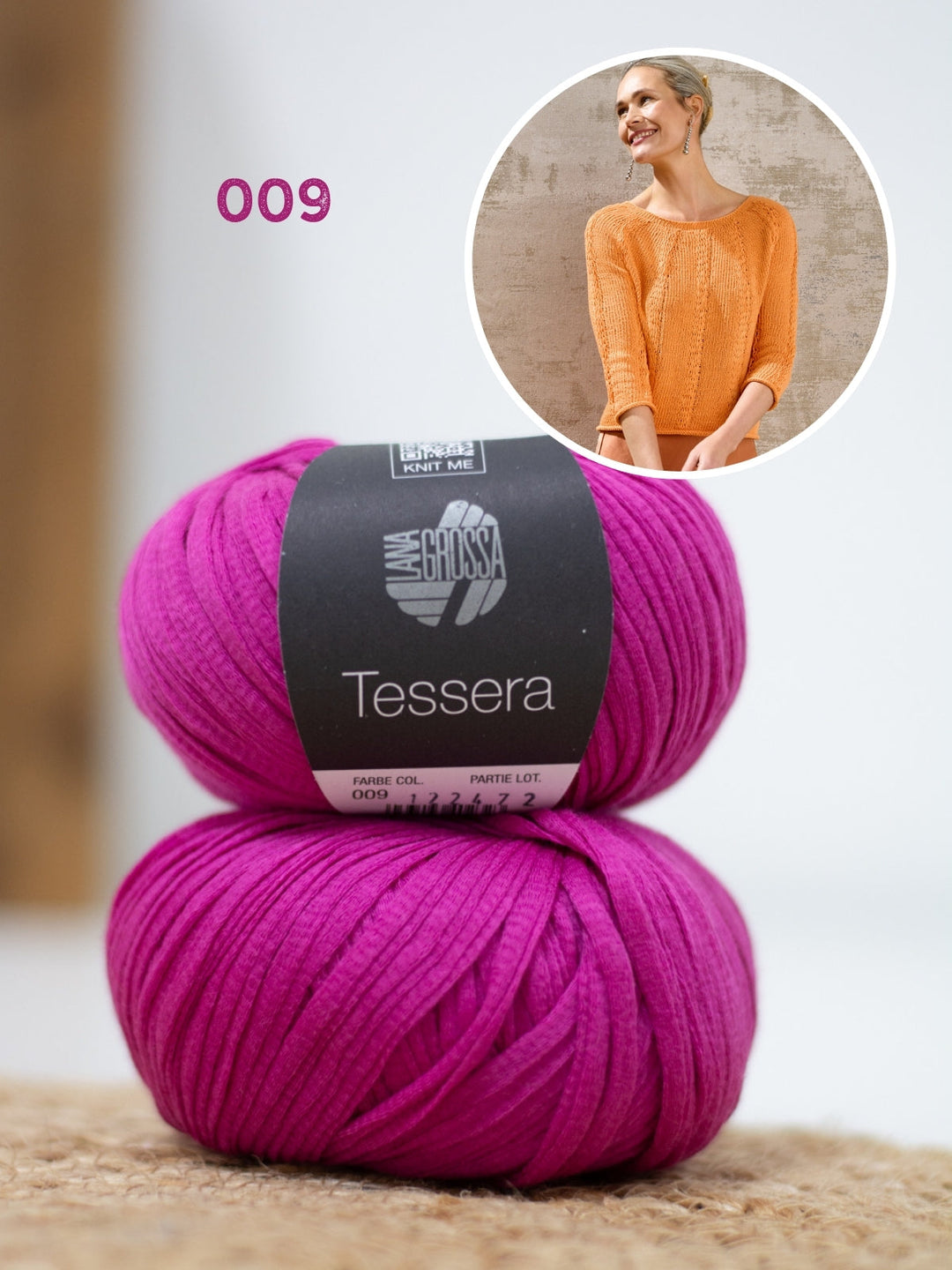 Strickpaket Tessera Pullover - Top-down