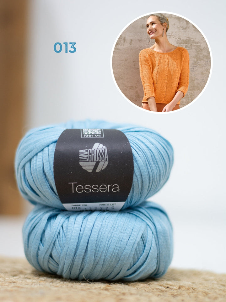 Strickpaket Tessera Pullover - Top-down