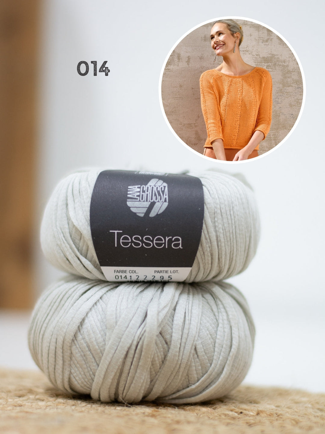 Strickpaket Tessera Pullover - Top-down