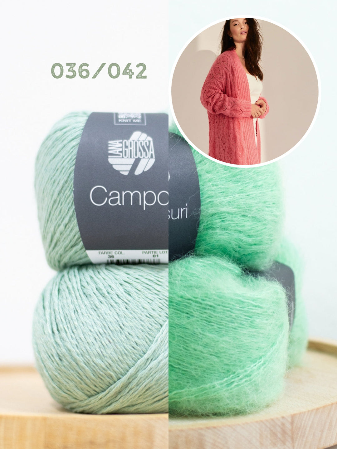 Strickpaket Campo &amp; Setasuri Cardigan
