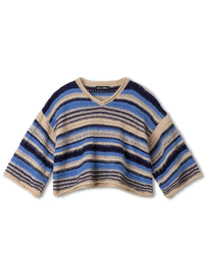 Strickpaket Finito Filo Paillettes Per Fortuna Tencellino Pullover