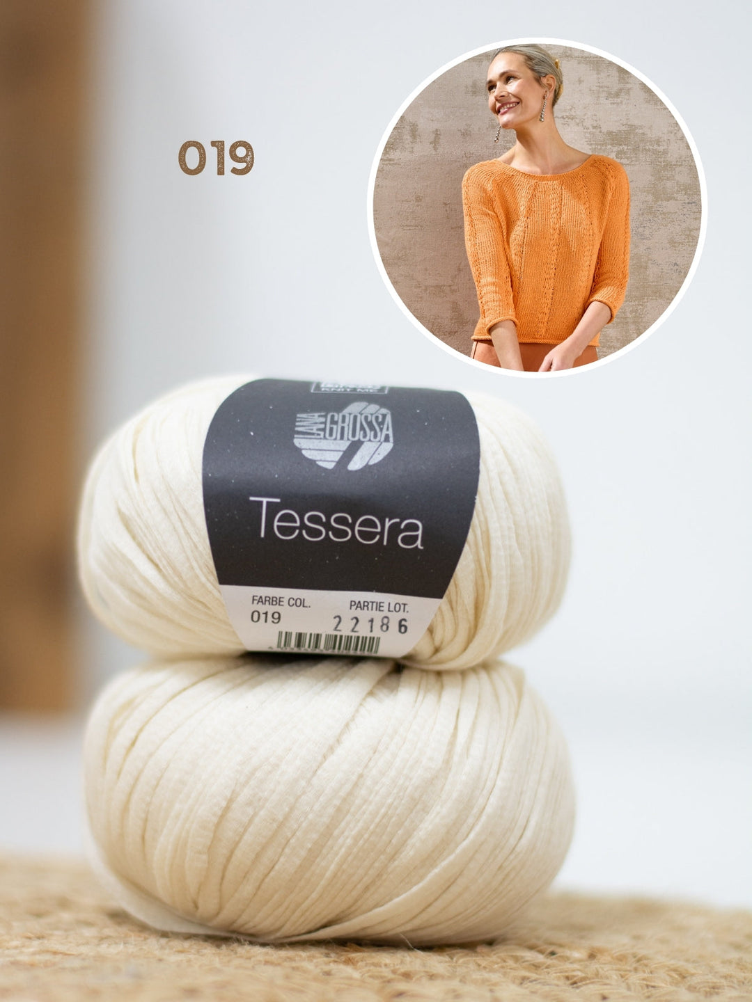 Strickpaket Tessera Pullover - Top-down