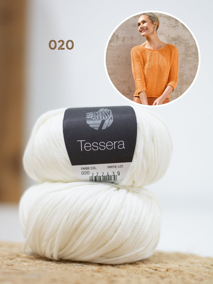 Strickpaket Tessera Pullover - Top-down