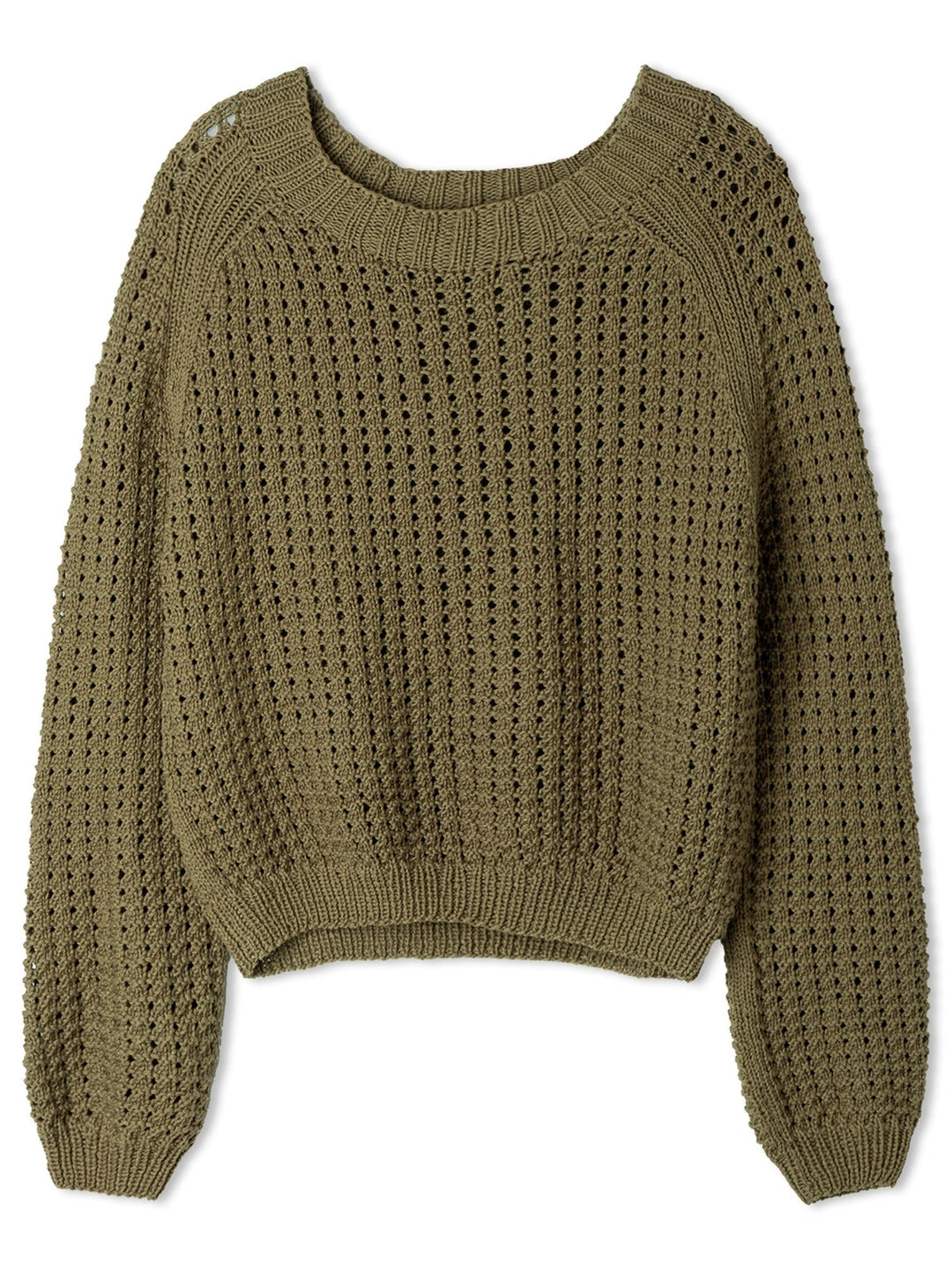Strickpaket Tessera Pullover im Ajourmuster