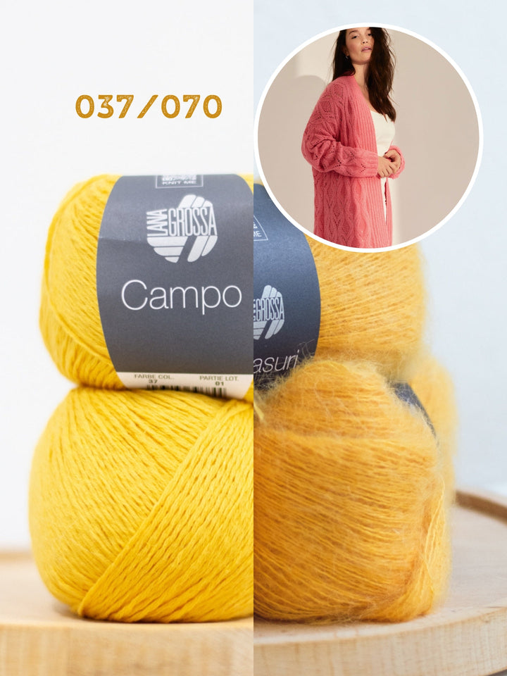 Strickpaket Campo &amp; Setasuri Cardigan