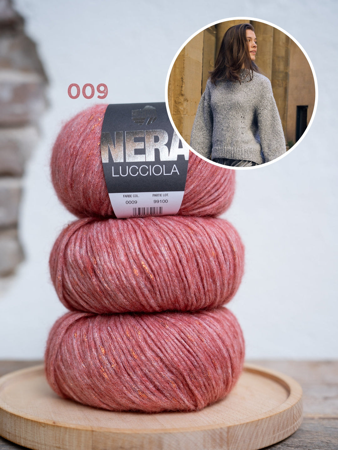 Strickpaket Lucciola Top-down Pullover
