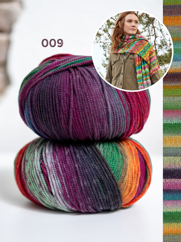 Strickpaket Farfalla Ajour-Schal