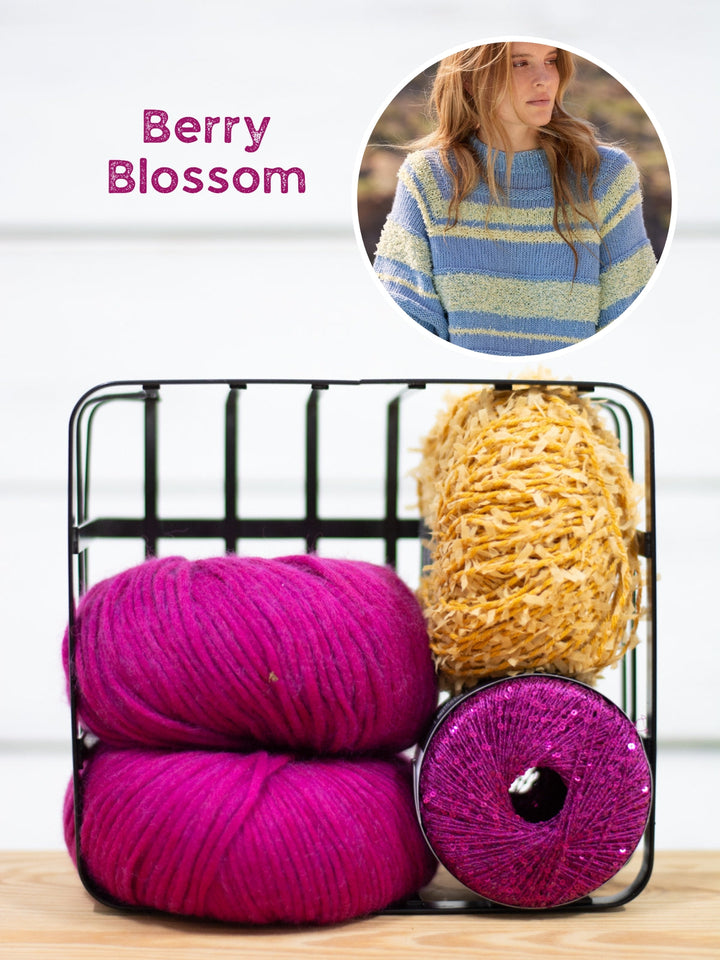 Strickpaket Frizzante Summer Softness Glamour Top Down Shirt