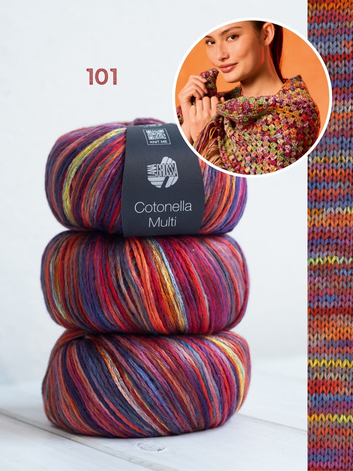 Häkelpaket Cotonella Multi Dreieckstuch
