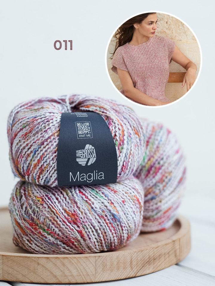 Strickpaket Maglia Pullover mit verschiedenen Strukturen