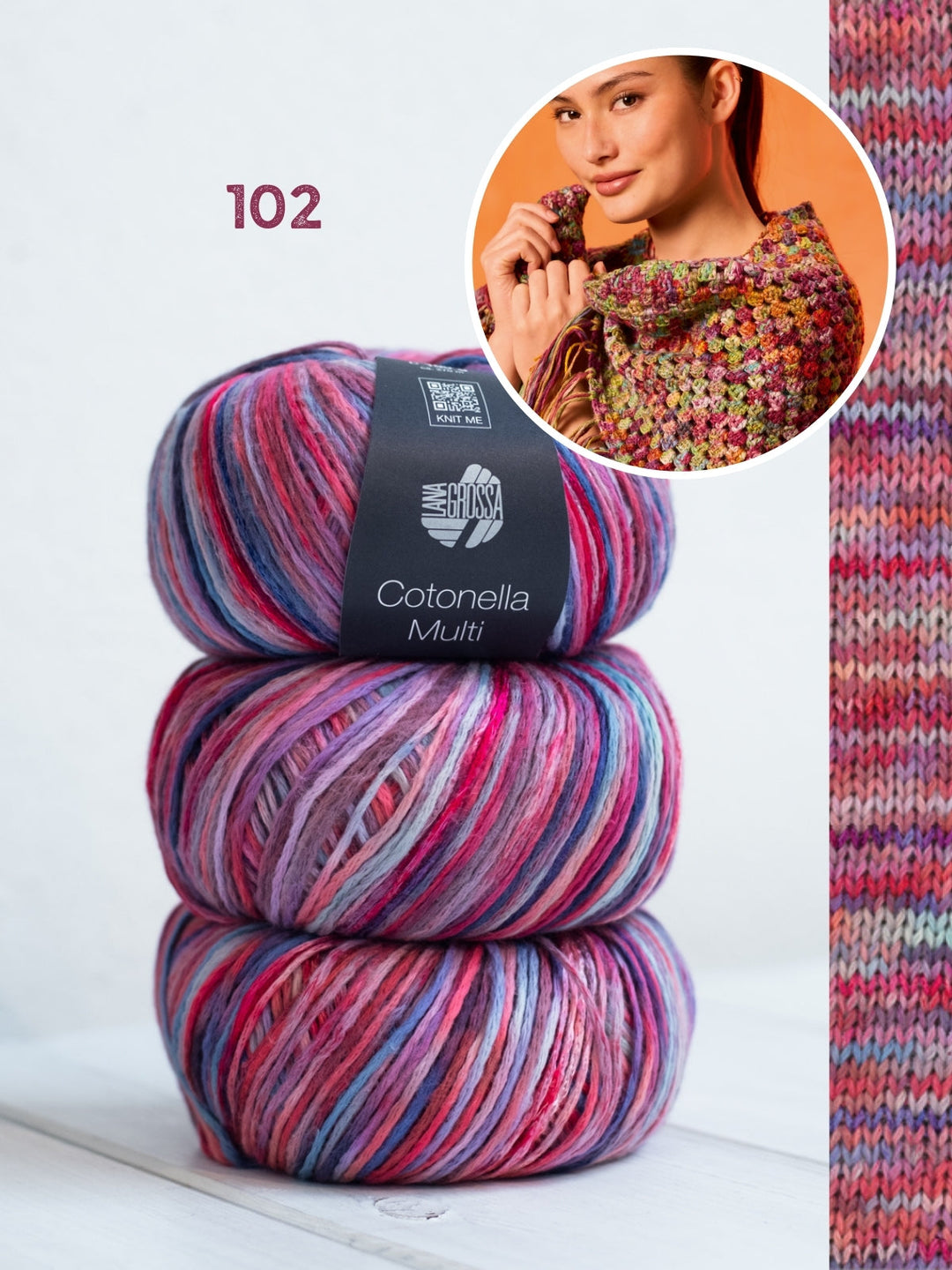 Häkelpaket Cotonella Multi Dreieckstuch