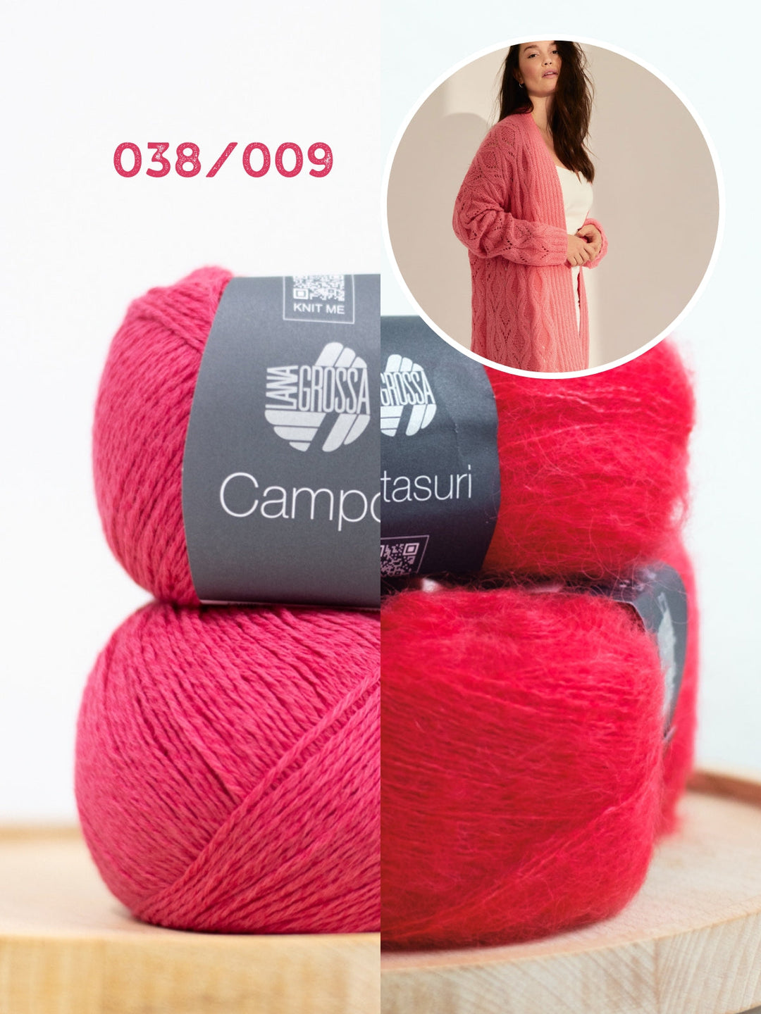 Strickpaket Campo &amp; Setasuri Cardigan