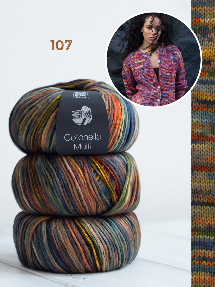 Häkelpaket Cotonella Multi Jacke