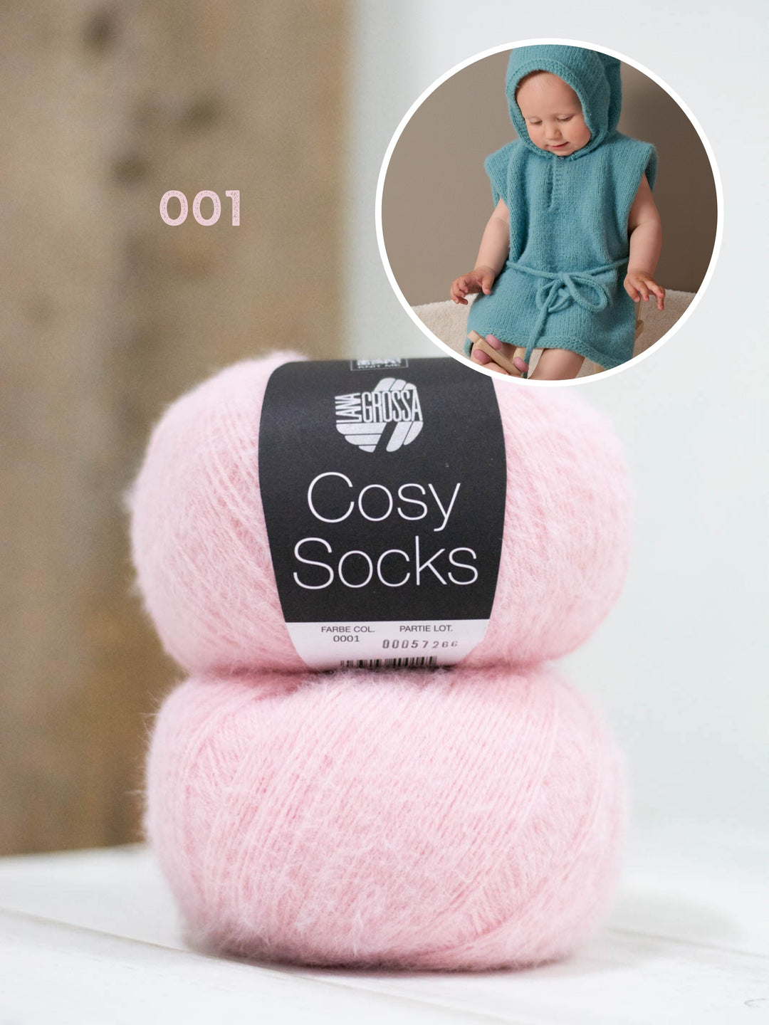 Strickpaket Cosy Socks Badecape