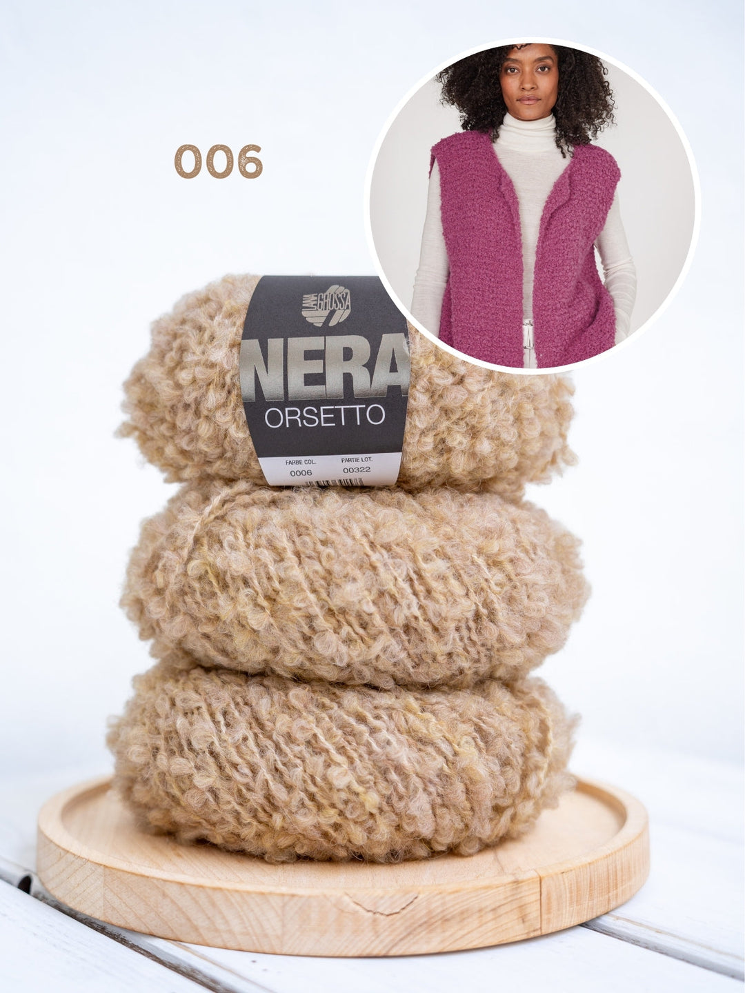 Strickpaket Orsetto Jacke