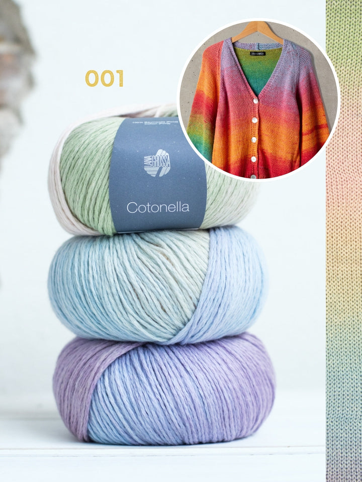 Strickpaket Cotonella Raglanjacke