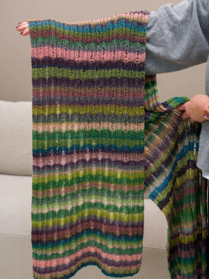 Strickpaket Fallmaschen-Schal – Farfalla – Tanja Steinbach