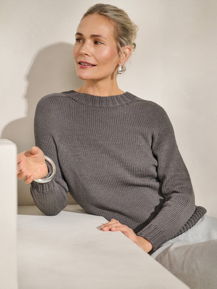 Strickpaket Tessera Pullover - Top-down