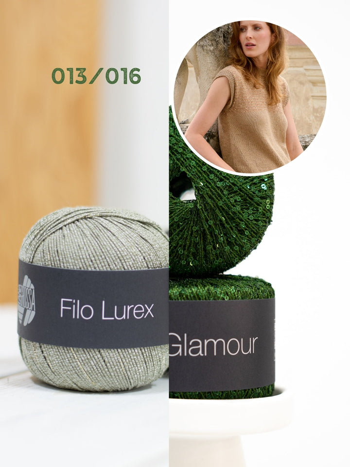 Strickpaket Filo Lurex Glamour Top