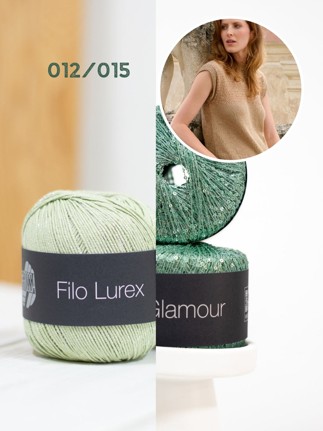 Strickpaket Filo Lurex Glamour Top