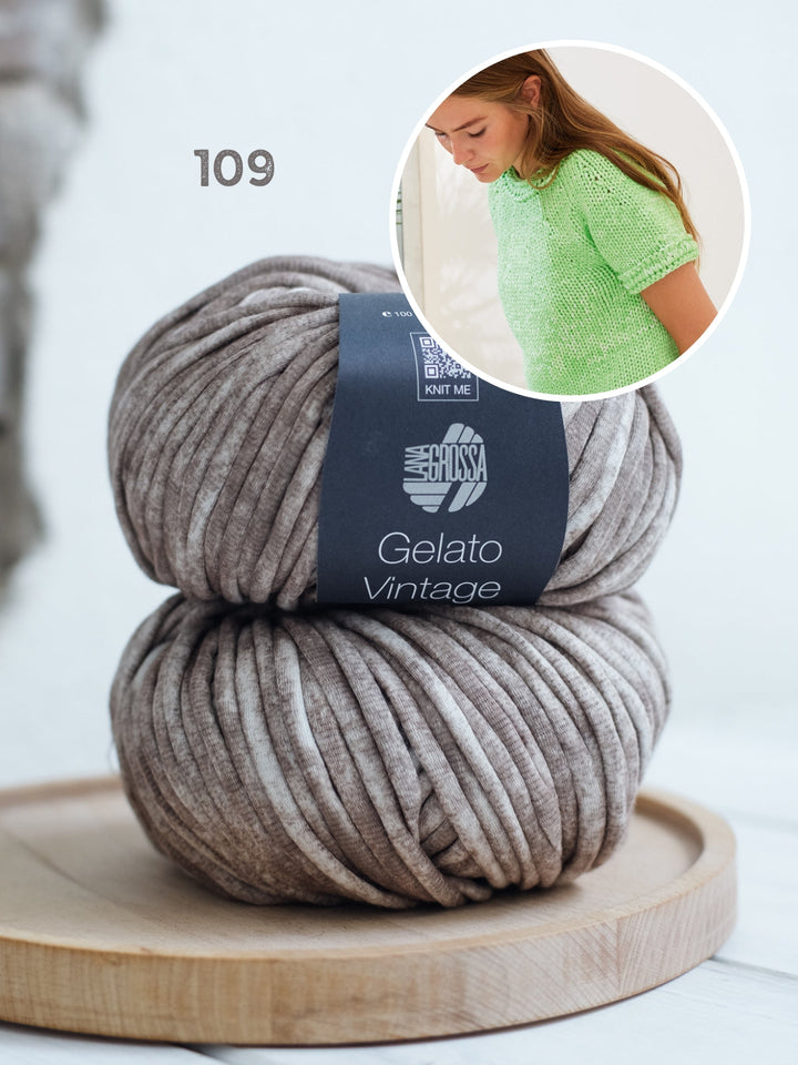 Strickpaket Gelato Vintage Kurzarmpulli
