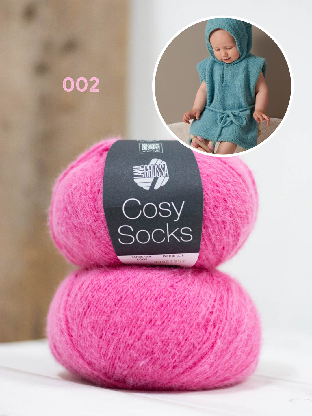 Strickpaket Cosy Socks Badecape