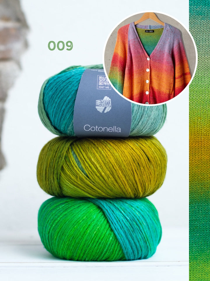 Strickpaket Cotonella Raglanjacke