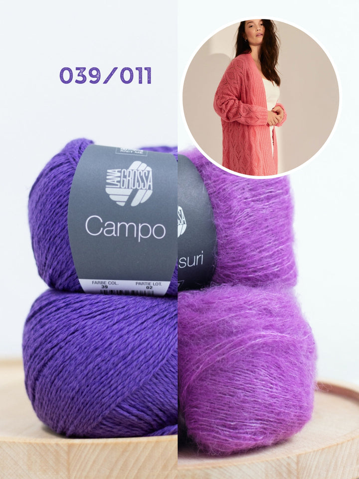 Strickpaket Campo &amp; Setasuri Cardigan